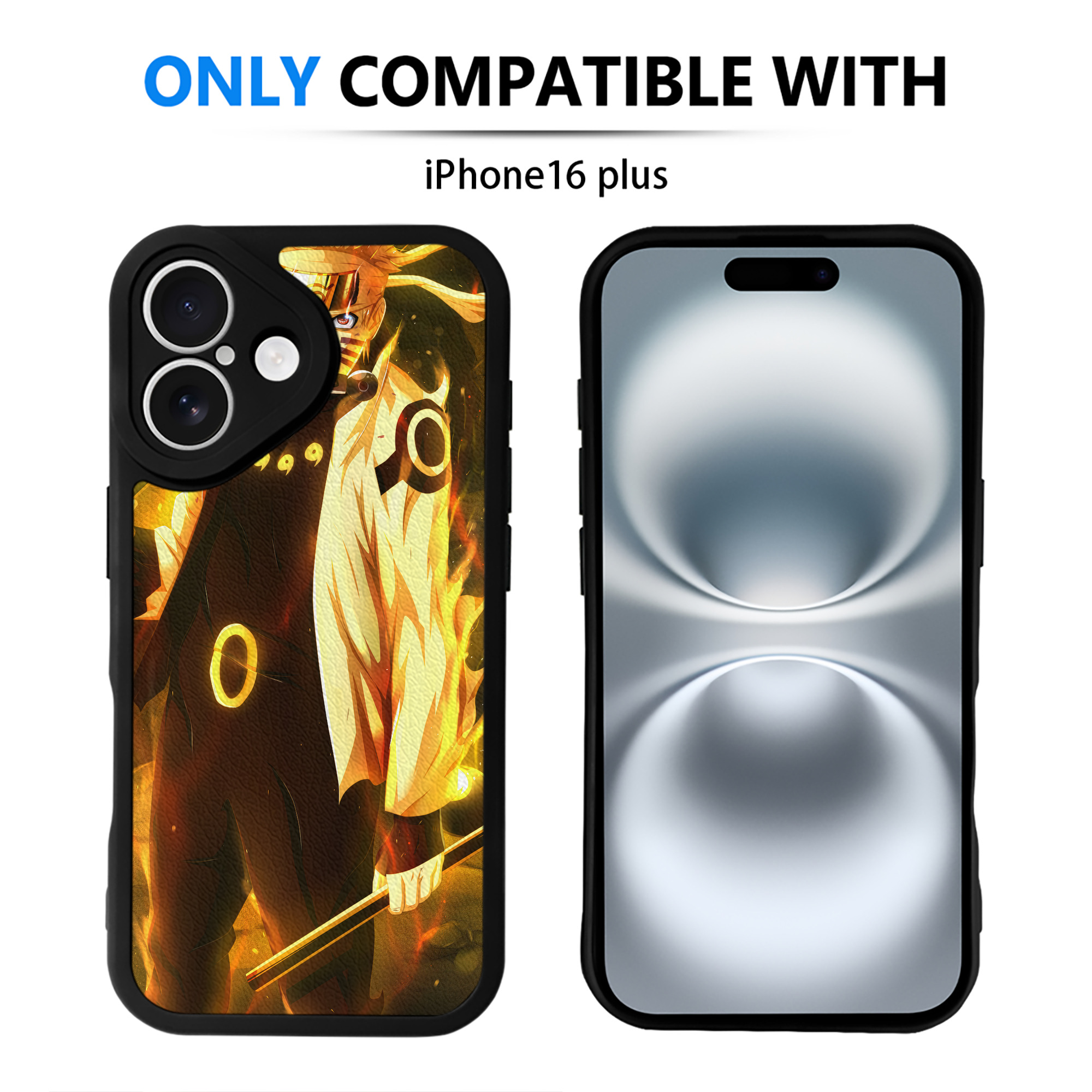（画像用） NARUTO -ナルト- NARUTO -ナルト- 疾風伝 【iPhone 16シリーズ対応】シリコンスマホケース（レザー調） 材質：シリコン